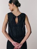 ⁦LADY D TOP | שחור תחרה⁩ – תמונה ⁦3⁩