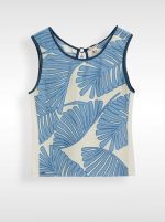 ⁦LADY D TOP | תכלת⁩ – תמונה ⁦2⁩