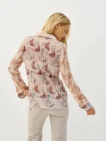 ⁦SHIFFON SHIRT | חאקי אפור⁩ – תמונה ⁦6⁩