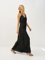 ⁦VIVI DRESS | שחור⁩ – תמונה ⁦4⁩