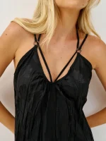 ⁦VIVI DRESS | שחור⁩ – תמונה ⁦5⁩