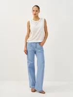 ⁦BOYFRIEND JEANS | תכלת⁩ – תמונה ⁦3⁩