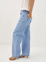 ⁦BOYFRIEND JEANS | תכלת⁩ – תמונה ⁦7⁩