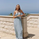RESORT DRESS | תכלת