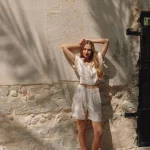 JAFFA SHORTS | בז׳ רקום