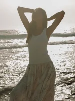 ⁦CARMEN DRESS | שמנת⁩ – תמונה ⁦6⁩