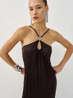 ⁦RESORT DRESS | שחור⁩ – תמונה ⁦7⁩