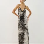 VIVI DRESS | נייבי מחולק