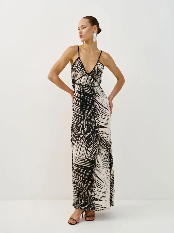 VIVI DRESS | נייבי מחולק