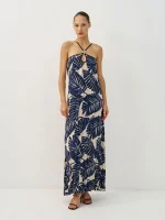 RESORT DRESS | כחול מחולק