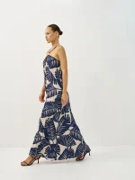⁦RESORT DRESS | כחול מחולק⁩ – תמונה ⁦6⁩