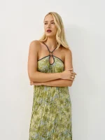 ⁦RESORT DRESS | ירוק⁩ – תמונה ⁦3⁩