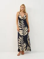 VIVI DRESS | שחור מחולק