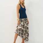 CARMEN DRESS | נייבי מחולק