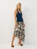 CARMEN DRESS | נייבי מחולק