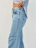⁦CARGO JEANS | ג׳ינס בהיר⁩ – תמונה ⁦5⁩