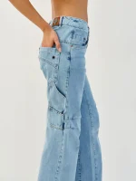 ⁦CARGO JEANS | ג׳ינס בהיר⁩ – תמונה ⁦6⁩