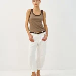 NOA'S BARREL JEANS | לבן