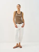⁦SABBA CLASSIC TOP |  חום בהיר⁩ – תמונה ⁦2⁩