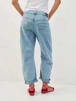 ⁦NOA'S BARREL JEANS | ג׳ינס בהיר⁩ – תמונה ⁦5⁩