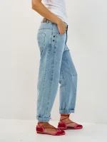 ⁦NOA'S BARREL JEANS | ג׳ינס בהיר⁩ – תמונה ⁦8⁩