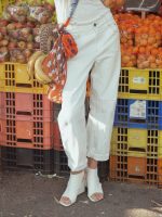 ⁦NOA'S BARREL JEANS | לבן⁩ – תמונה ⁦13⁩