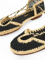 ⁦SISAL SANDALS | שחור⁩ – תמונה ⁦3⁩