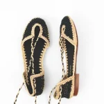 SISAL SANDALS | שחור
