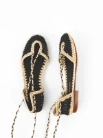 SISAL SANDALS | שחור