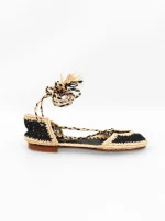 ⁦SISAL SANDALS | שחור⁩ – תמונה ⁦4⁩