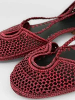 ⁦SISAL SANDALS | בורדו⁩ – תמונה ⁦3⁩