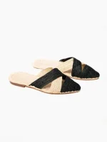 ⁦SISAL MULE | שחור-טבעי⁩ – תמונה ⁦3⁩