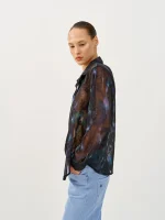 ⁦AIR SHIRT | שחור⁩ – תמונה ⁦4⁩