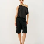 BERMUDA COOL PANTS | שחור