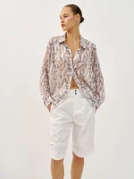 ⁦BERMUDA COOL PANTS |  לבן שבור⁩ – תמונה ⁦2⁩