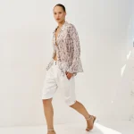 BERMUDA COOL PANTS |  לבן שבור