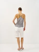 ⁦BERMUDA COOL PANTS |  לבן שבור⁩ – תמונה ⁦4⁩