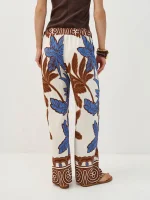 ⁦BORDER BREEZE PANTS | מודפס⁩ – תמונה ⁦7⁩