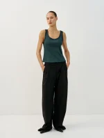 SABBA CLASSIC TOP | ירוק בקבוק