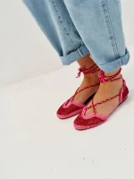 ⁦SISAL SANDALS | ורוד⁩ – תמונה ⁦3⁩