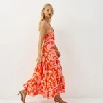 CORAL DRESS | צבעוני