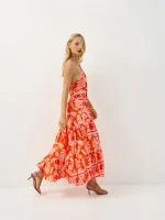 CORAL DRESS | צבעוני