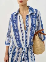 ⁦SUNSHINE SHIRT | כחול⁩ – תמונה ⁦4⁩
