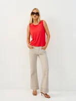 ⁦SUMMER B TOP | אדום⁩ – תמונה ⁦2⁩