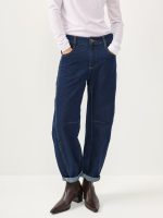 ⁦NOA'S BARREL JEANS | ג׳ינס כהה⁩ – תמונה ⁦5⁩