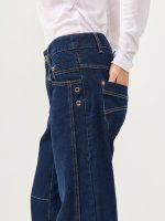 ⁦NOA'S BARREL JEANS | ג׳ינס כהה⁩ – תמונה ⁦6⁩