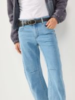 ⁦NOA'S BARREL JEANS | ג׳ינס בהיר⁩ – תמונה ⁦4⁩