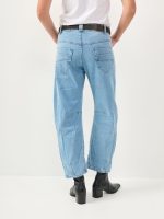 ⁦NOA'S BARREL JEANS | ג׳ינס בהיר⁩ – תמונה ⁦7⁩