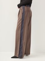 ⁦COOL TAILORED PANTS | חום כהה⁩ – תמונה ⁦3⁩