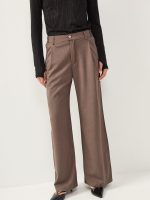 ⁦COOL TAILORED PANTS | חום כהה⁩ – תמונה ⁦4⁩